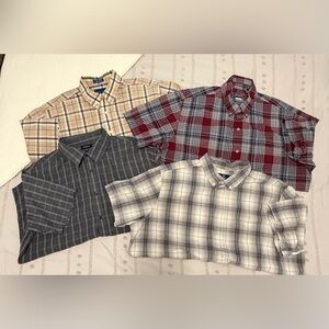 Men's Plaid Shirt Collection - Assorted Colors